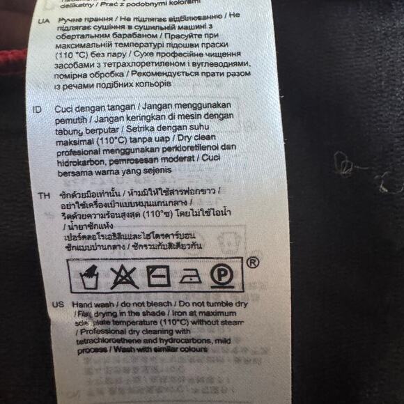 MAJE Jacquard Red Allover Tonal Leopard Pattern Skort Women’s Sz FR 36 / US 4 - Picture 14 of 14